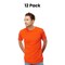 12 Pack: M&O Gold Soft Touch Short Sleeve Crewneck T-Shirt For Layering Outfits